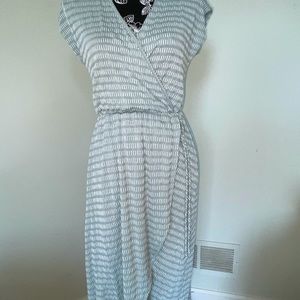 Faux wrap dress